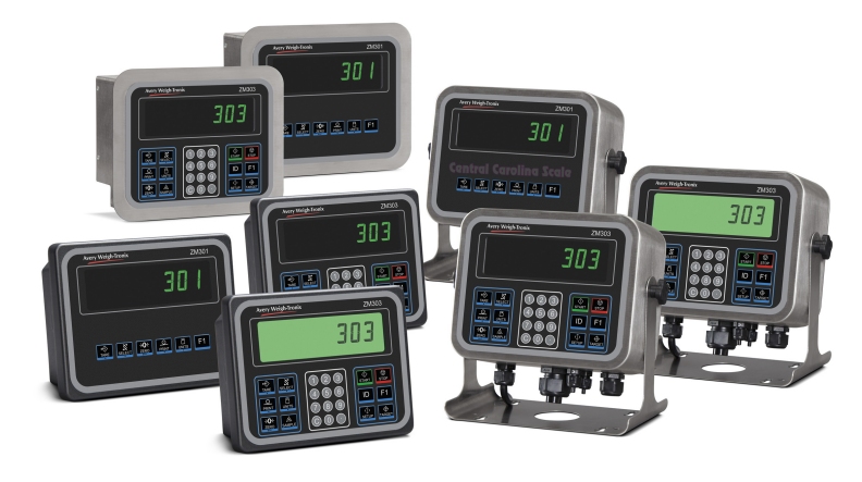 ZM301 and ZM303 digital weight indicator family from Weigh-Tronix