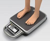 stand on the scale