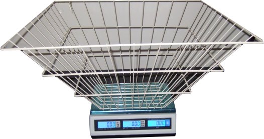 laundry scale with basket