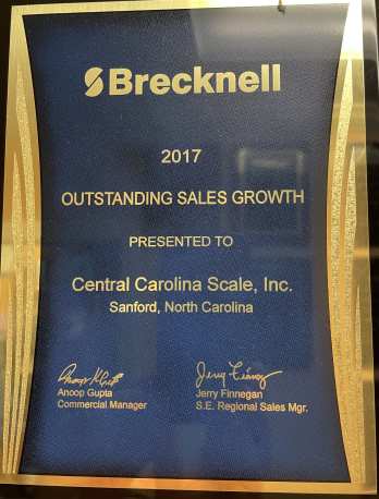 brecknell outstanding sales award