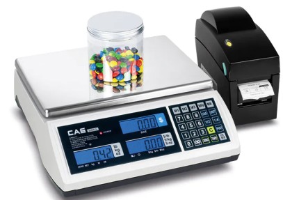 cas s2000 jr with label printer