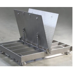 Emery Winslow Heavy-Duty 304 SS Industrial Hydraulic Floor Scale