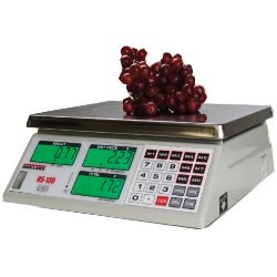 farmers market scales for selling fruit by the pound