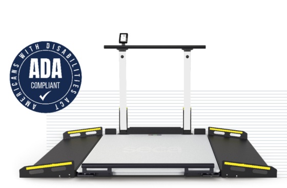 seca xline hold ADA compliant wheelchair scales