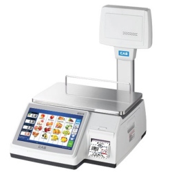 CAS CL7200 Touchscreen Label Printing Scale