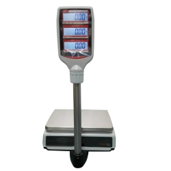 TVP scale with pole display